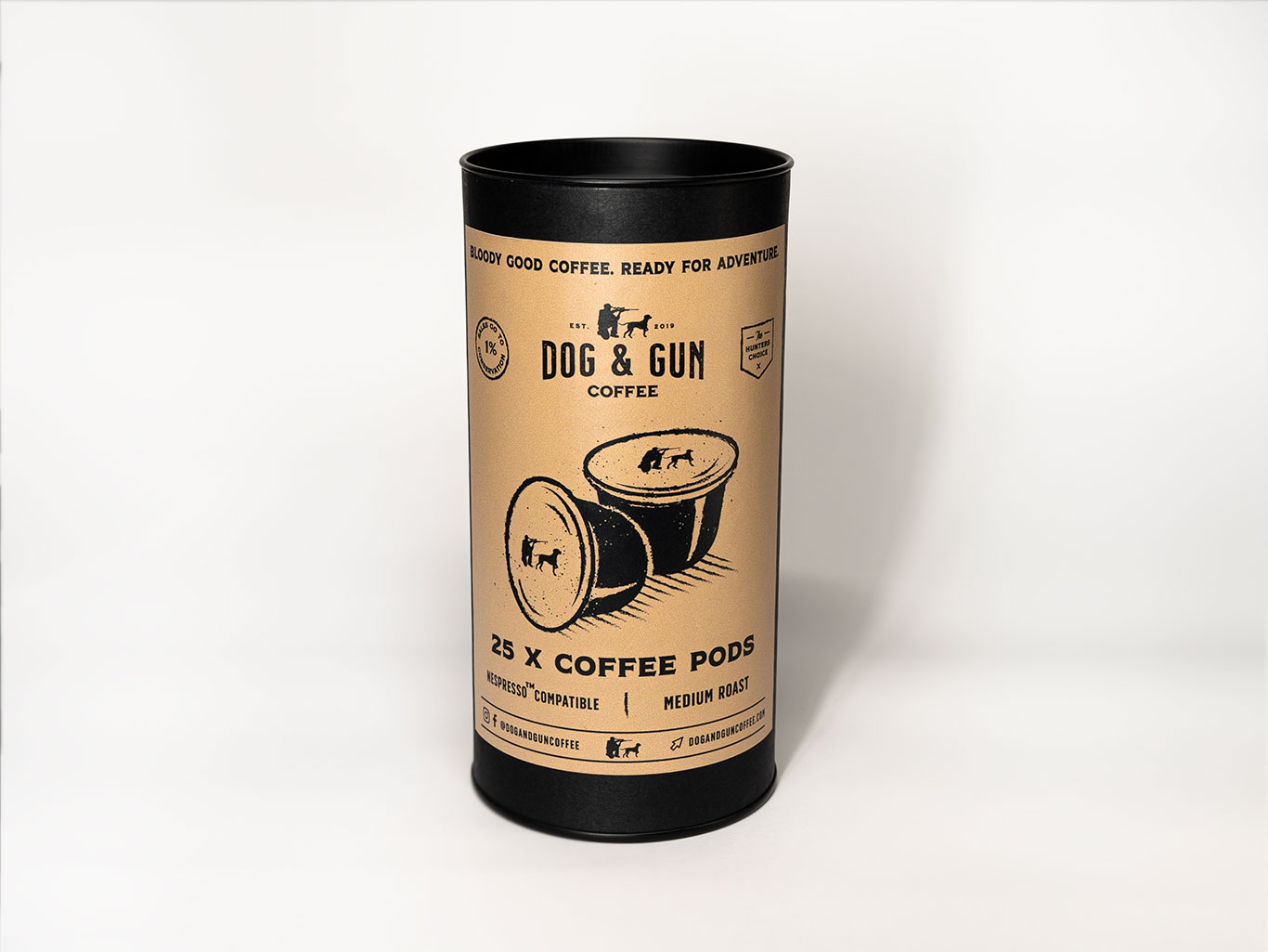 Dog & Gun Coffee Pods (25 Pack)
